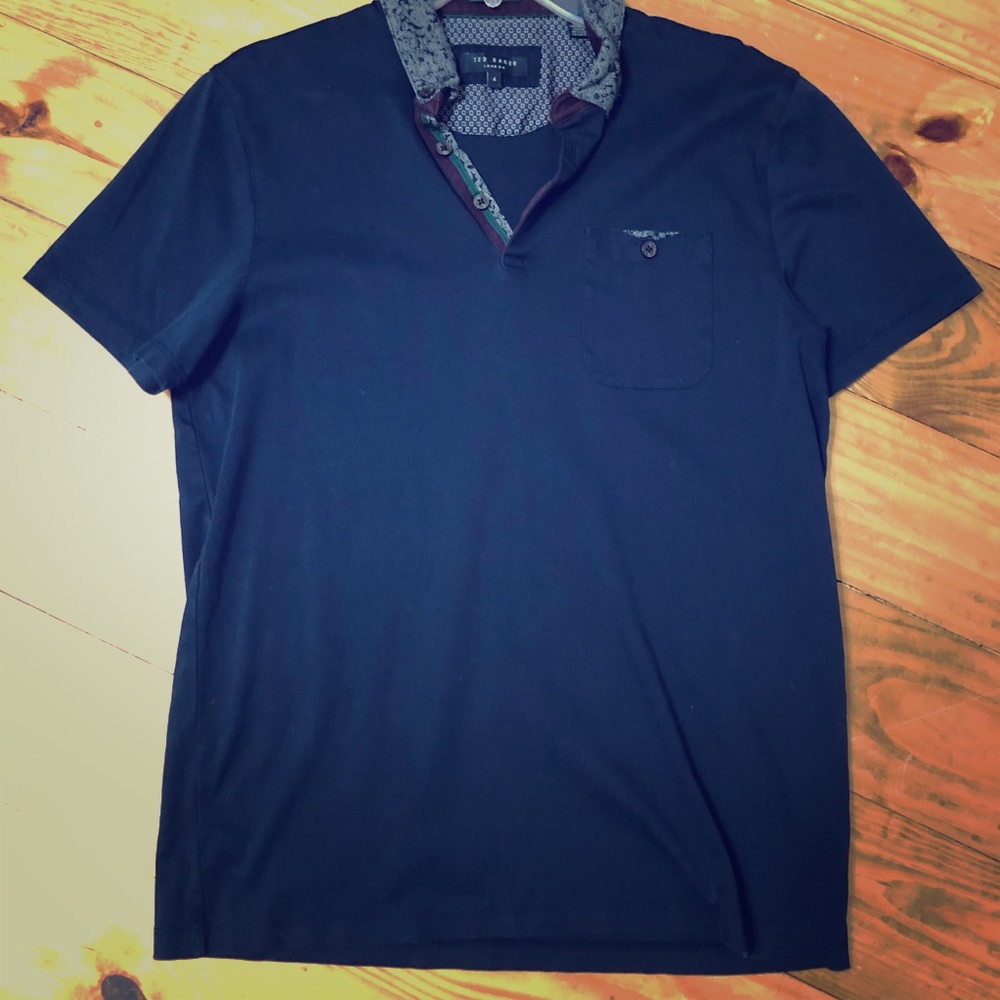 Ted Baker London Dark Blue Polo